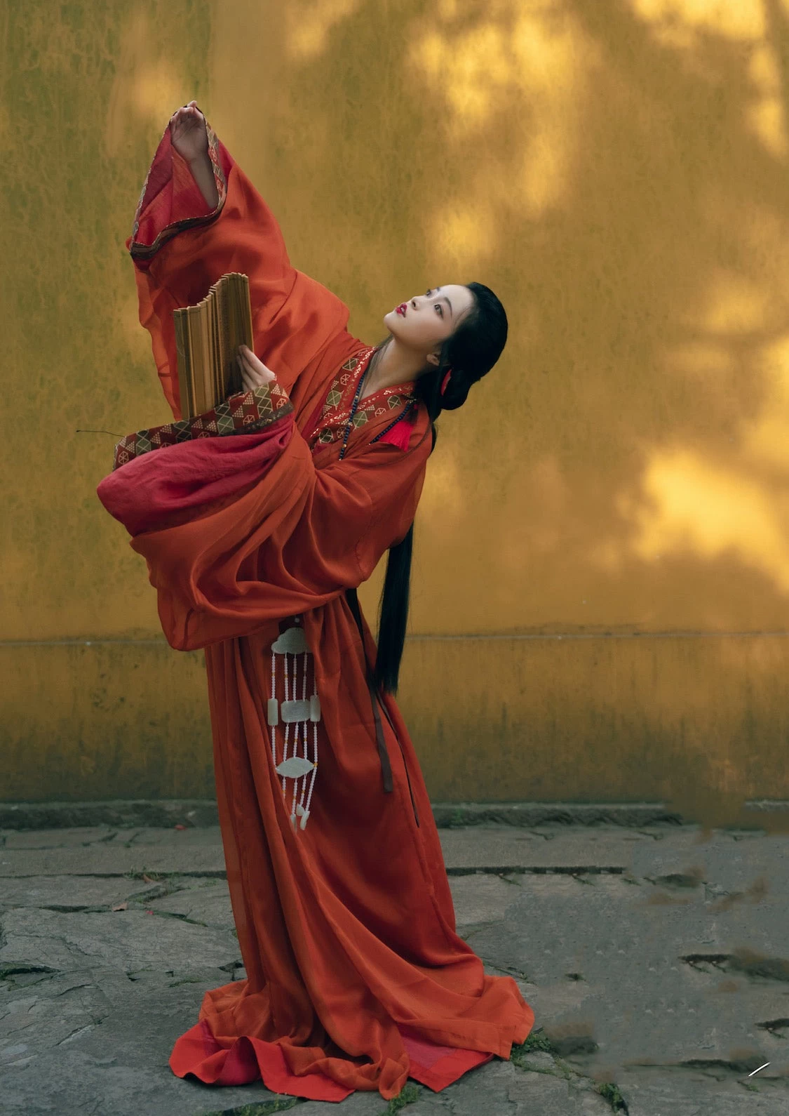 Unisex Warring States Hanfu Robe Set Daily Wear Plus Size | HANFUBAO