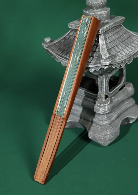 Chinese Hanfu Paper & Bamboo Folding Hand Fan for Dance & Festivals | HANFUBAO