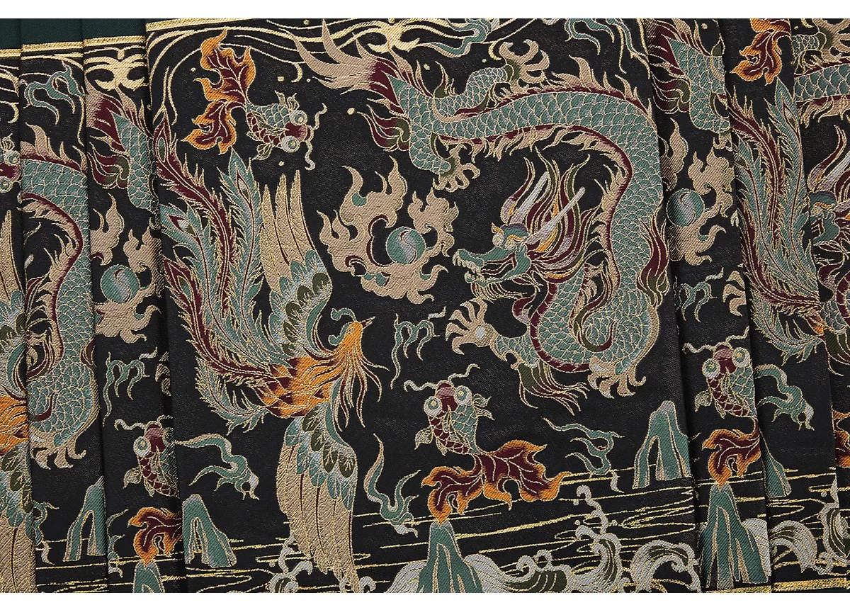 Women’s 2-Piece Cloud Embroidered Daily Hanfu Dress Plus Size | HANFUBAO