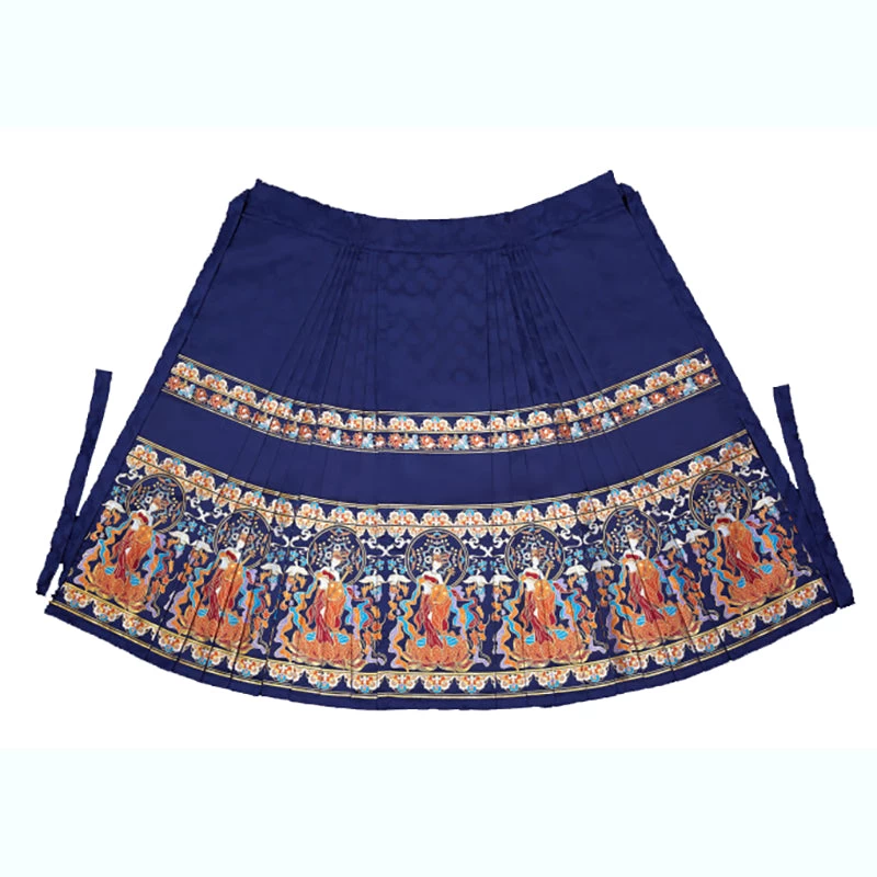 Women Modern Ma Mian Hanfu Skirt Daily Wear Plus Size | HANFUBAO