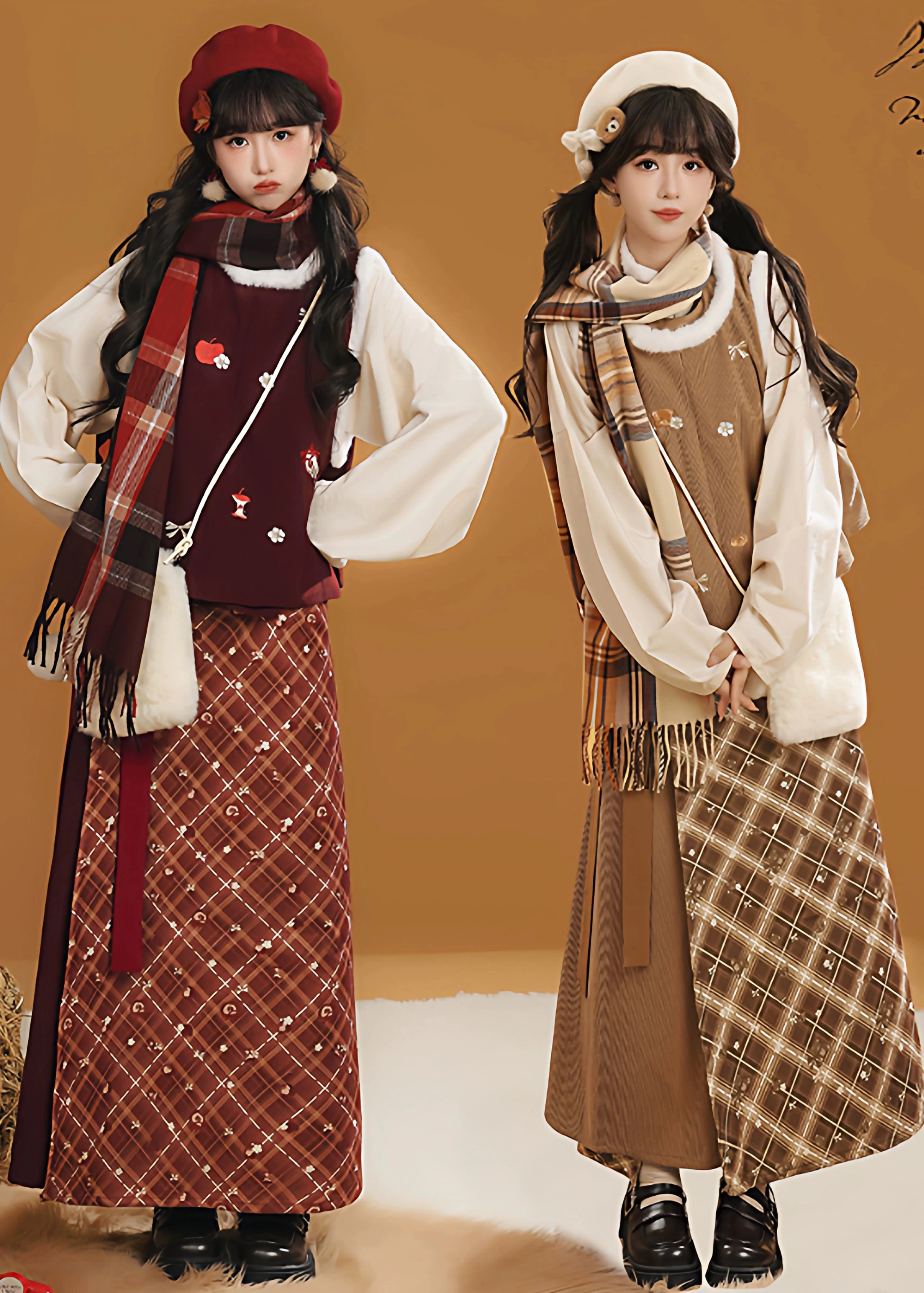 Women’s Modern Daily Hanfu 5-Piece Set, Embroidered Dream Island | HANFUBAO