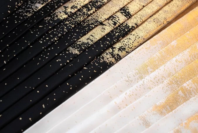 Women Modern Daily Hanfu Golden Ma Mian Skirt | HANFUBAO