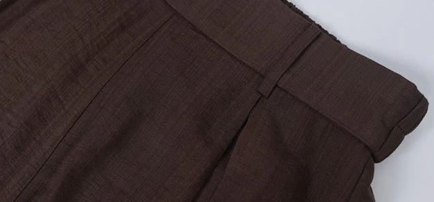 Women Modern Daily Hanfu 4-Piece Pants Set Fall Inkstone Rayon Linen | HANFUBAO