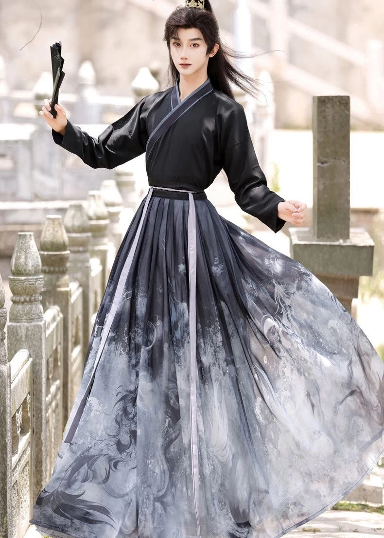 Unisex 3-Piece Daily Hanfu Set Plus Size  Song Dynasty Style | HANFUBAO