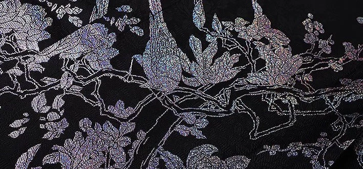 Women's Modern 2-Piece Ma Mian Skirt Hanfu Set Embroidered Polyester| HANFUBAO