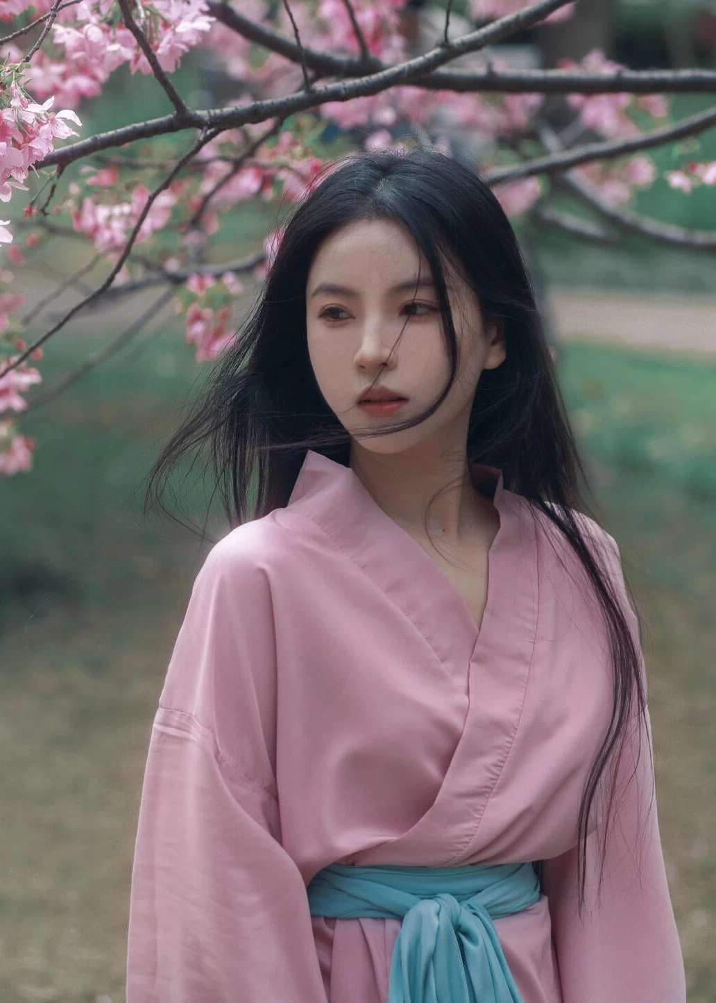 Women’s Cupro Modern Hanfu 2-Piece Robe Set | Daily Loungewear HANFUBAO