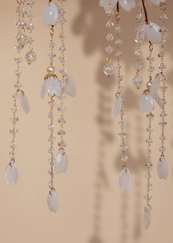 Women’s 2-Piece Pear Blossom Hair Clips, Shrink Plastic | HANFUBAO