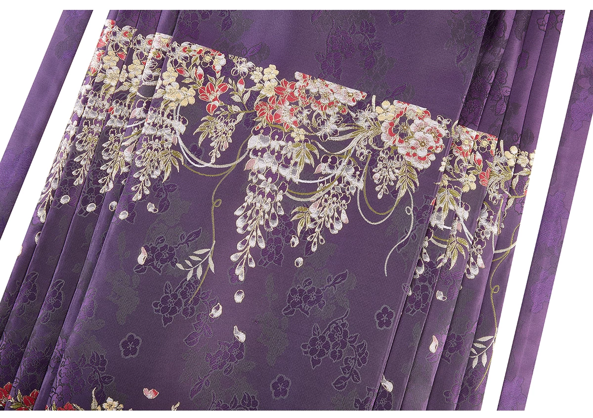 Women Modern Hanfu  2pcs Ma Mian Skirt Spring Floral | HANFUBAO