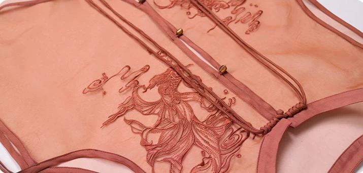 Women's Modern 3-Piece Qipao Set Dream Koi Print | HANFUBAO