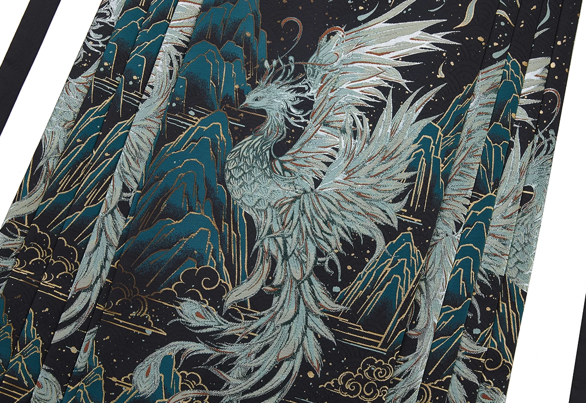 Women Modern Hanfu 3-Piece Ma Mian Skirt Set Qingyu | HANFUBAO