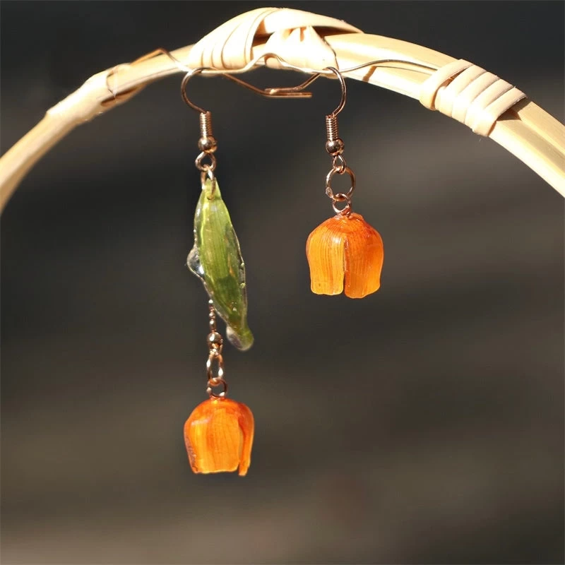 Lantern Lily 1Pc Hanfu Hairpin Bamboo Shrinky Dinks Hair Accessory| HANFUBAO