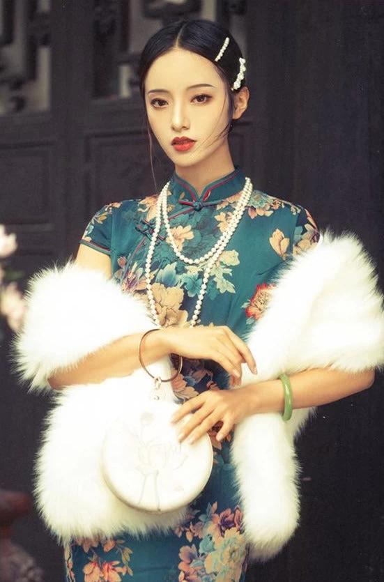 Women's Ivory Faux Fur Shawl Warm Winter Wedding Wrap Plus Size | HANFUBAO