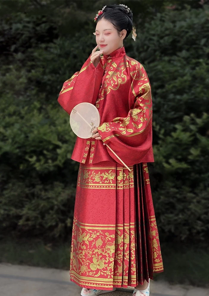 Women's Plus Size Daily Hanfu Skirt 6 Colors 4.5m Hem | HANFUBAO