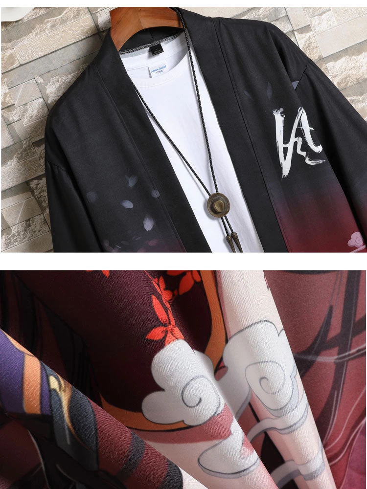 Unisex Daily Hanfu Robe Kimono Top Cotton Blend Multi-Color Plus Size | HANFUBAO