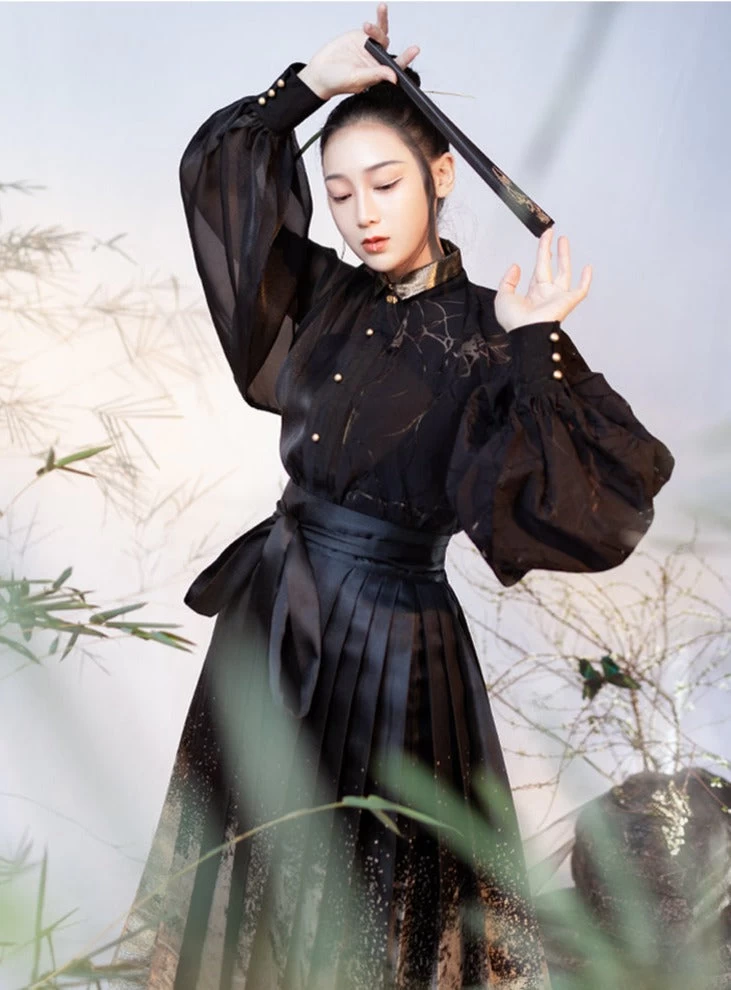 Women Modern Daily Hanfu Blouse White 100%  | HANFUBAO