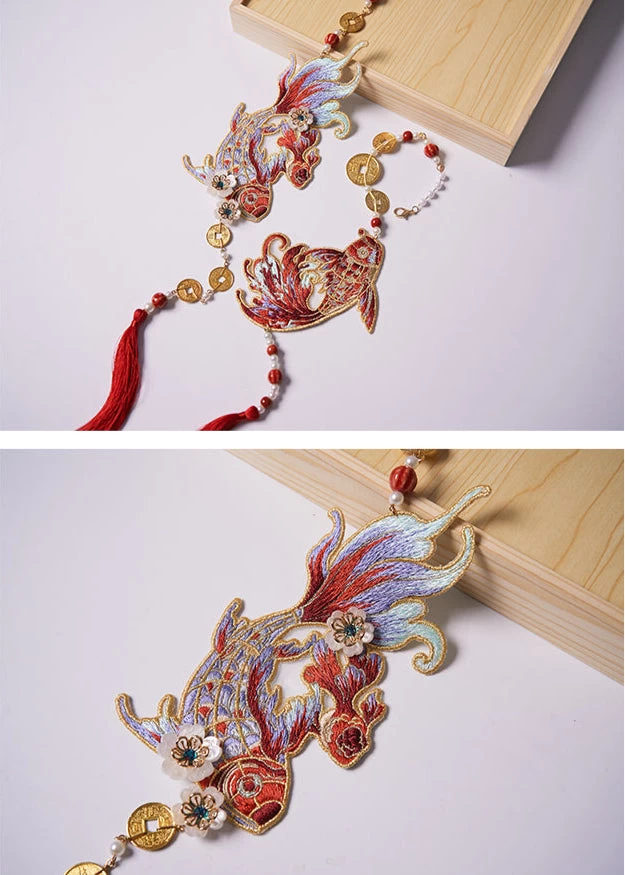 Women's 5-Piece Modern Wedding Hanfu Set, Embroidered Skirt & Jacket | HANFUBAO