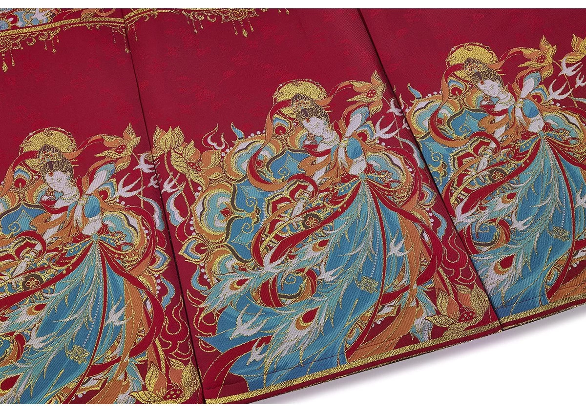 Women’s Winter Ma Mian Skirt Set Detachable Faux Fur Cuffs & Collar | HANFUBAO