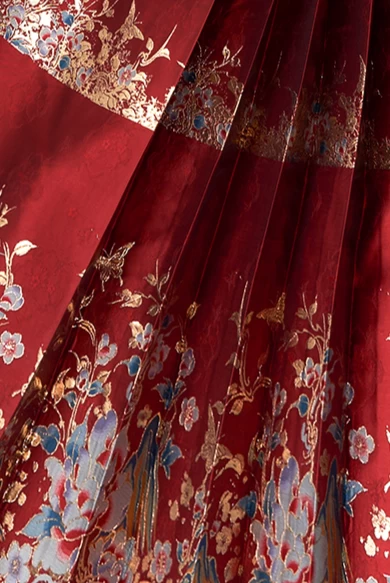 Women Modern Daily Hanfu Cotton Blend 2-Piece Mamian Skirt Set | HANFUBAO