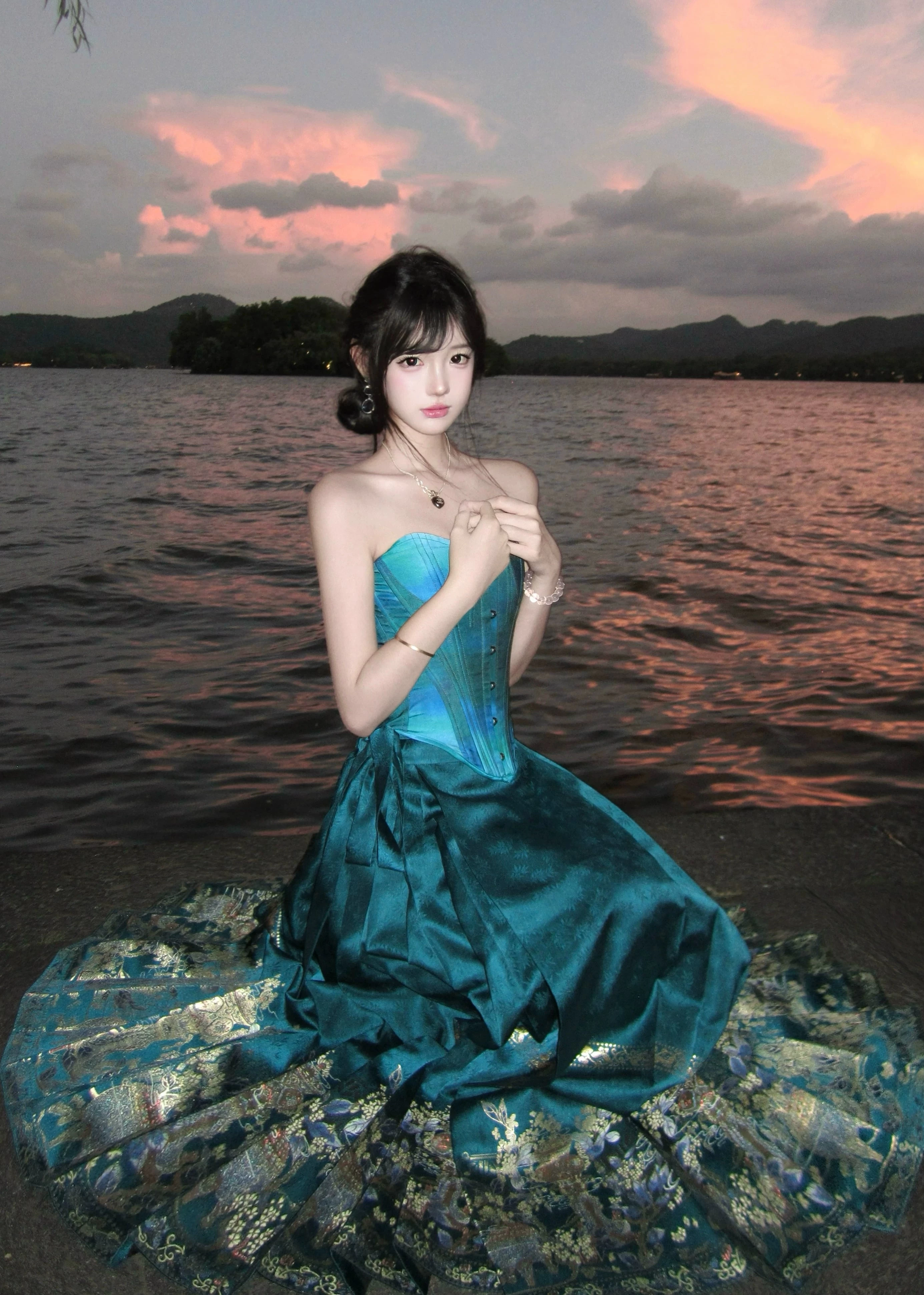 Women Modern Hanfu Cotton Ma Mian Skirt Daily Wear Plus Size | HANFUBAO