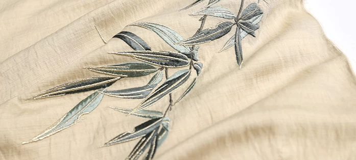 Women’s Modern 3-Piece Bamboo Hanfu Set, Artificial Silk Blend | HANFUBAO