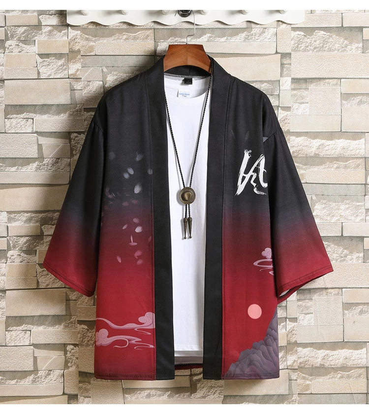 Unisex Daily Hanfu Robe Kimono Top Cotton Blend Multi-Color Plus Size | HANFUBAO