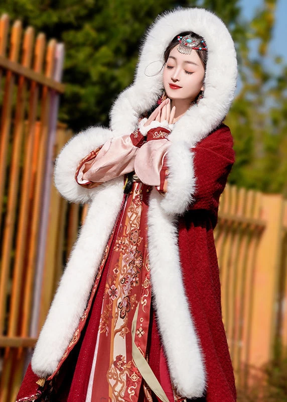 Unisex 3-Piece Fortune God Daily Hanfu Plus Size  Set | HANFUBAO