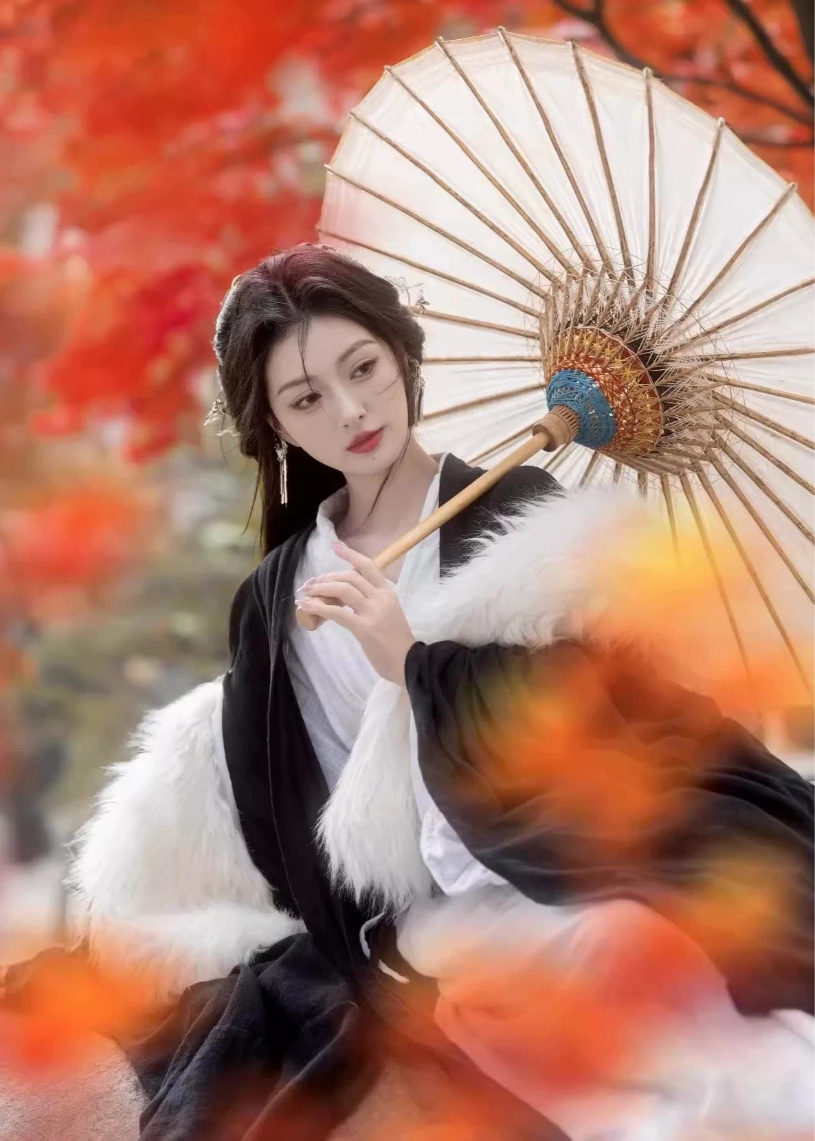 Women Han Dynasty Linen Daily Hanfu Two-Piece Set Plus Size | HANFUBAO