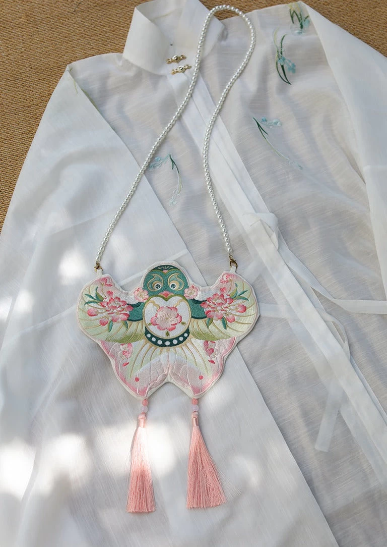 Women’s  Purse Swallow Kite Double-Sided Embroidery 24x19cm | HANFUBAO