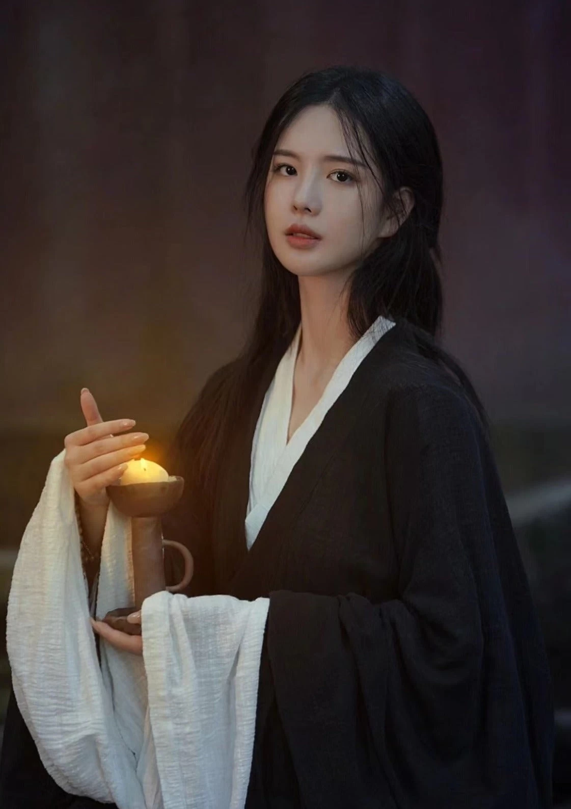 Women Han Dynasty Linen Daily Hanfu Two-Piece Set Plus Size| HANFUBAO