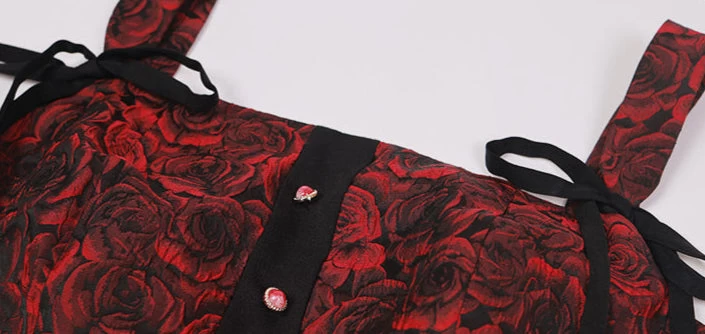 Women's 3-Piece Modern Crimson Hanfu Set, Viscose-Poly Daily Wear| HANFUBAO