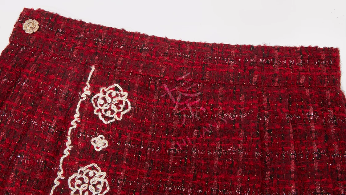 Unisex 3-Piece Modern Hanfu Set, Fortune Flower Embroidered| HANFUBAO