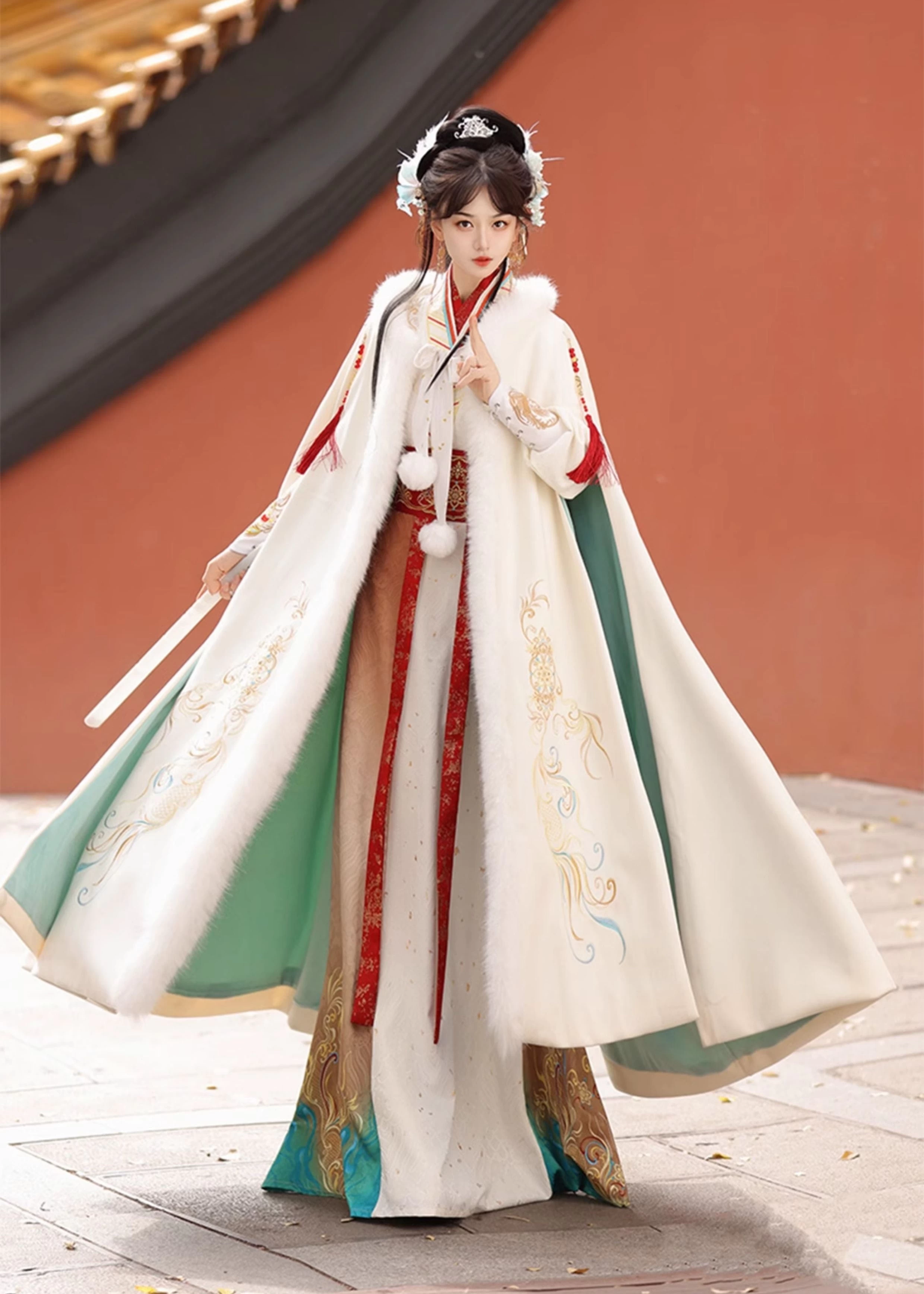 Unisex 6-Piece Couple Song Dynasty Daily Hanfu Set, Plus Size | HANFUBAO