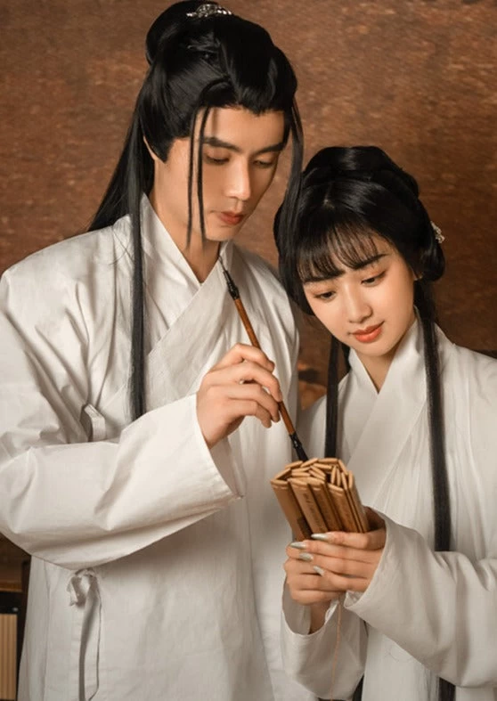 Male/Unisex Hanfu Inner Shirt & Pants Soft Rayon Blend Daily Wear|HANFUBAO