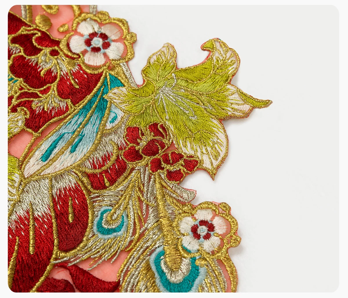 Women Modern 2-Piece Wedding Qipao Set Silk-Blend Embroidered | HANFUBAO