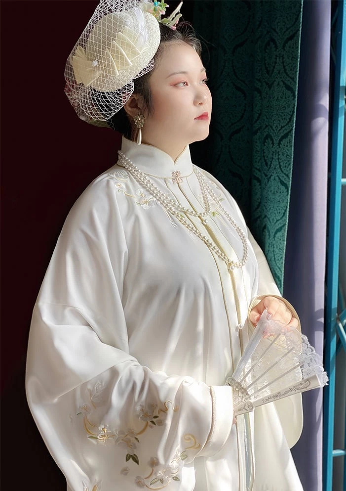 Women’s Plus Size Daily Hanfu Shirt 3 Colors Embroidered| HANFUBAO