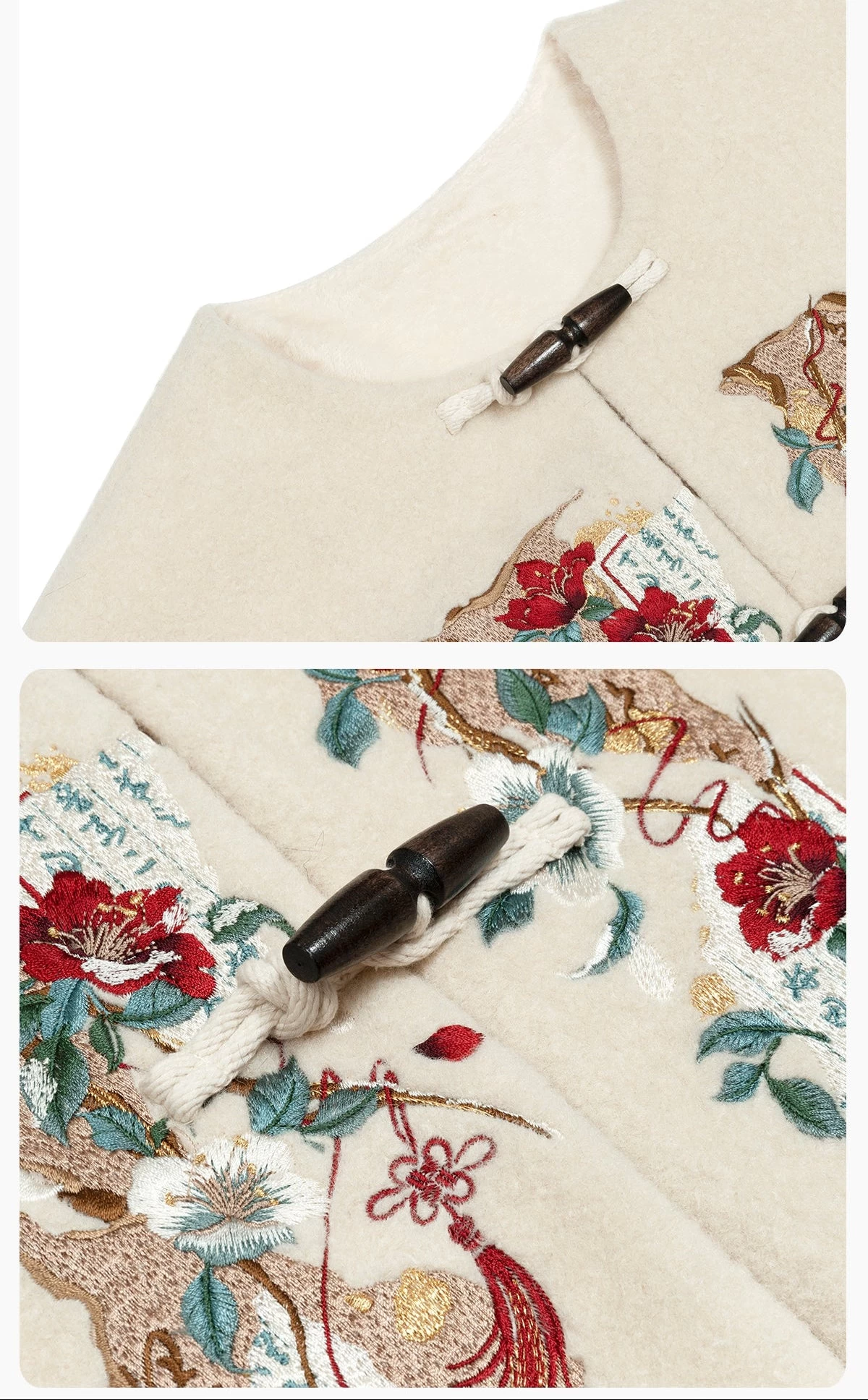 Women Modern Daily Hanfu 3-Piece Set Embroidered Plus Size| HANFUBAO