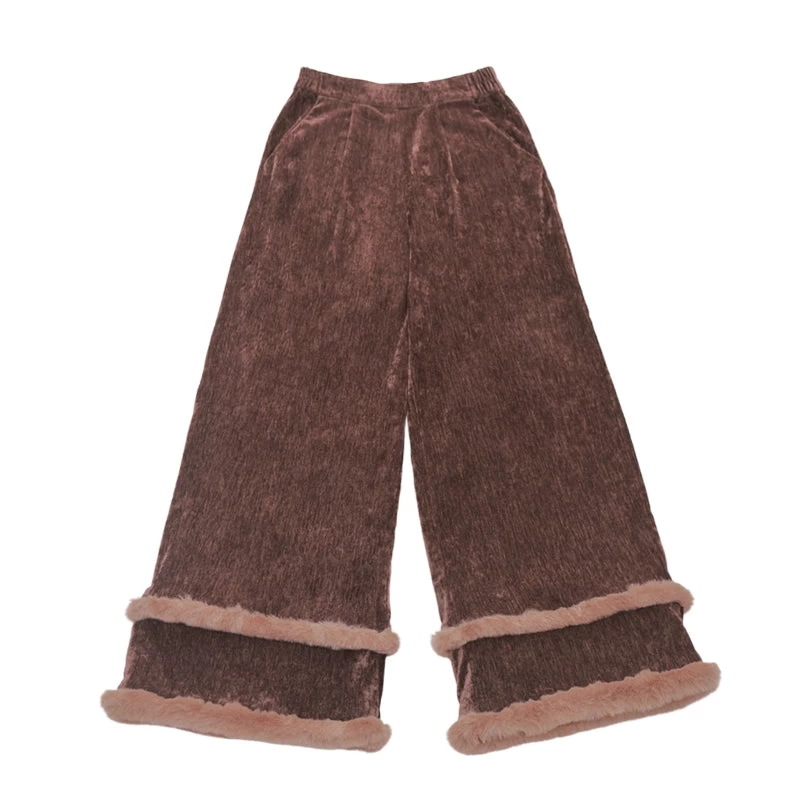 Unisex Modern 3-Piece Daily Hanfu Set Wool-Blend Jacket Plus Size | HANFUBAO