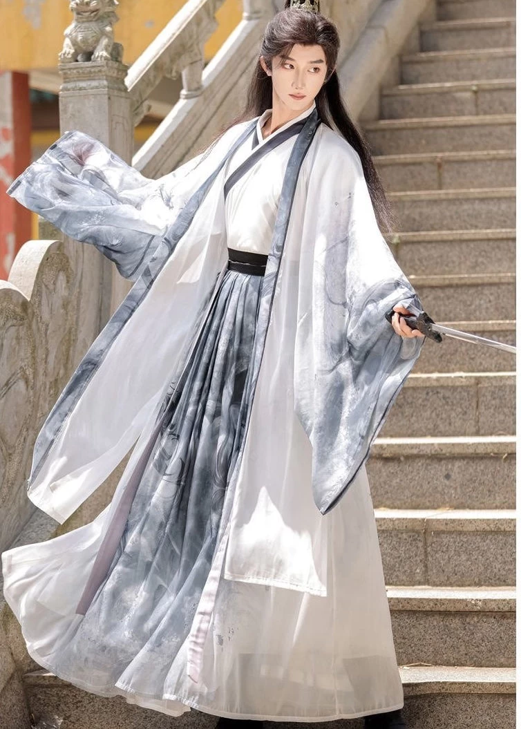 Unisex 3-Piece Daily Hanfu Set Plus Size  Song Dynasty Style | HANFUBAO