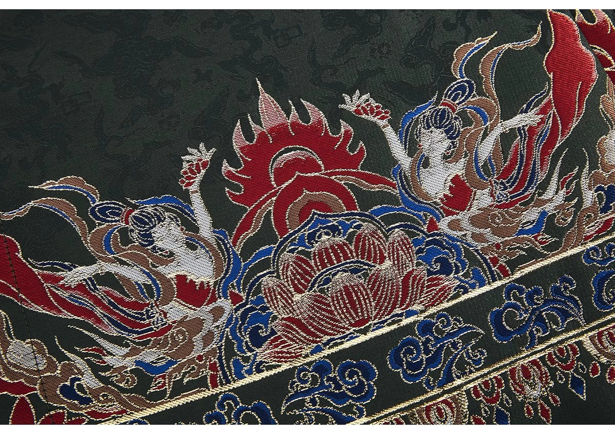 Women Modern Hanfu Ma Mian Skirt Phoenix Red Jacquard | HANFUBAO