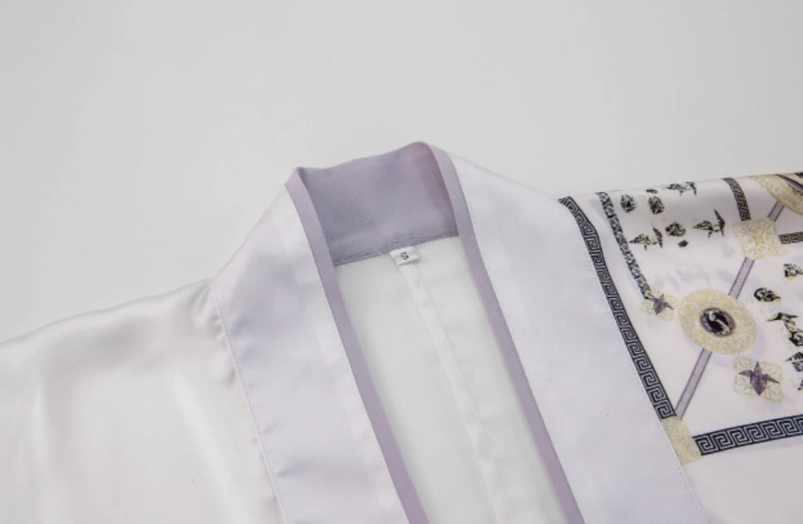 Women Modern Daily Hanfu Set White| HANFUBAO