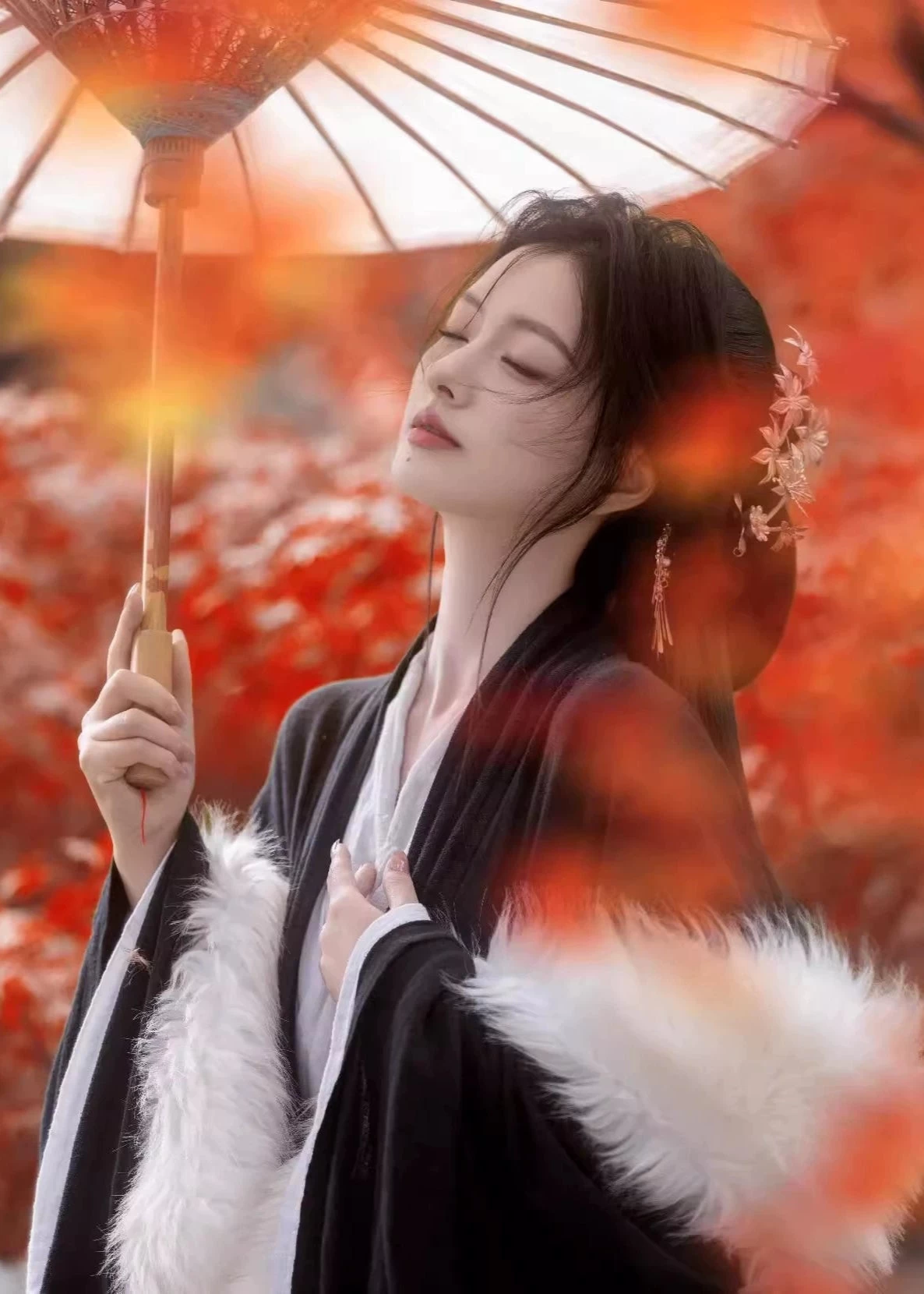 Women Han Dynasty Linen Daily Hanfu Two-Piece Set Plus Size | HANFUBAO