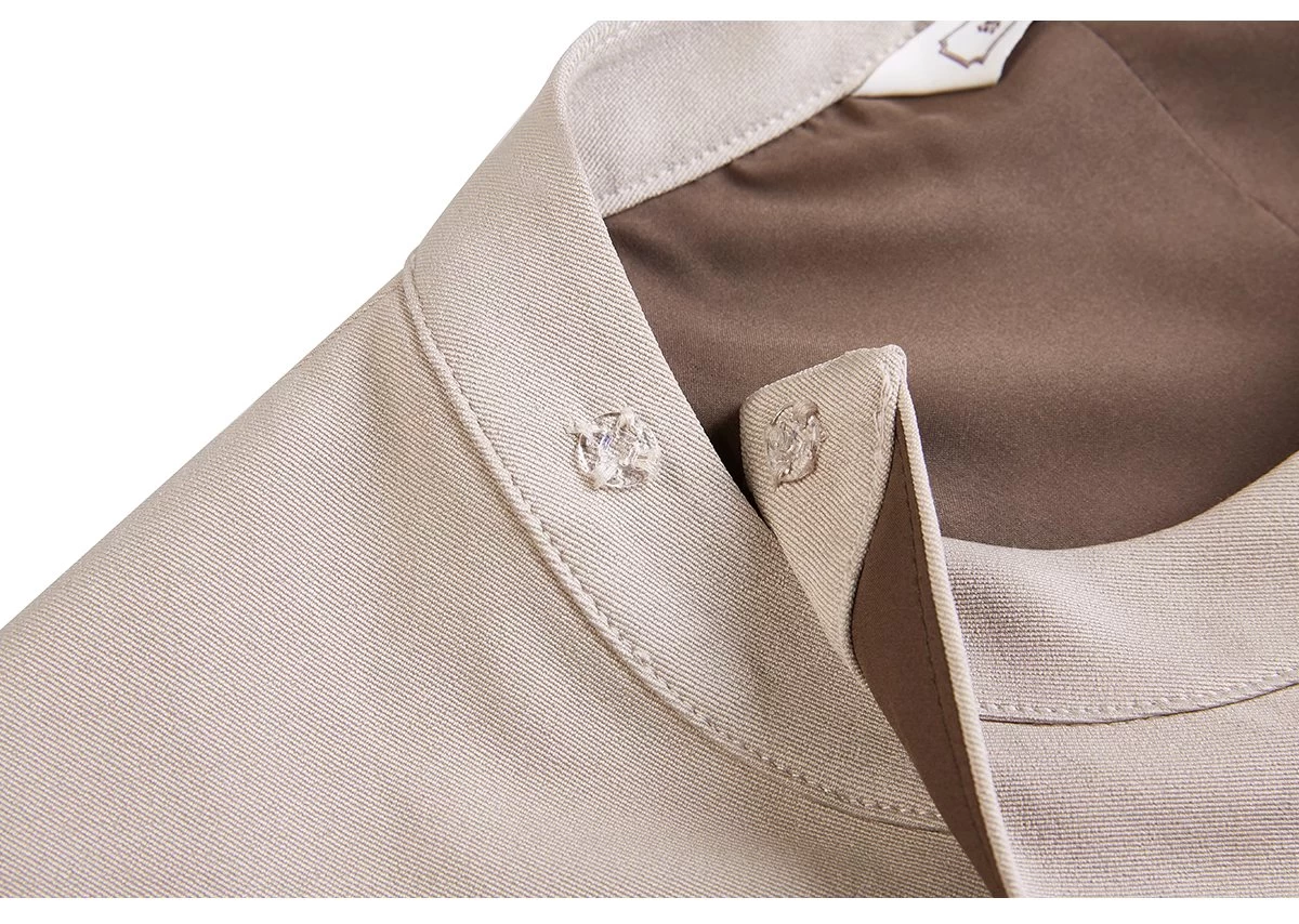 Women Modern Hanfu 4-Piece Ma Mian Skirt Set Champagne/White Daily Wear | HANFUBAO