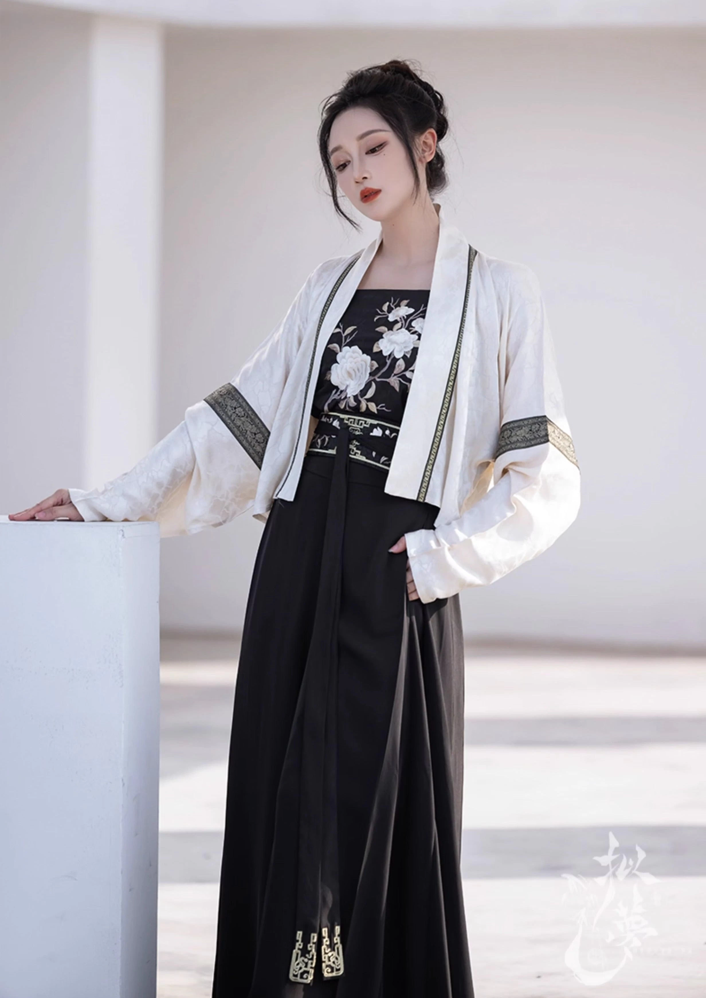 Women’s Chill Modern 4-Piece Daily Hanfu Pants Set, Lab Cotton/Silk | HANFUBAO