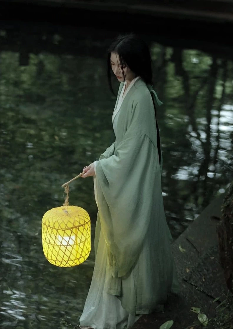 Women 3-Piece Chiffon Daily Hanfu Set Plus Size| HANFUBAO