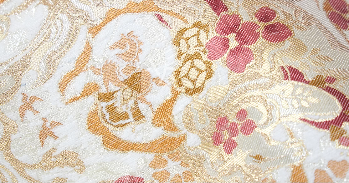 HANFUBAO | Women Brocade Hanfu 3-Piece Dress Set New Year Red Gold S-XL