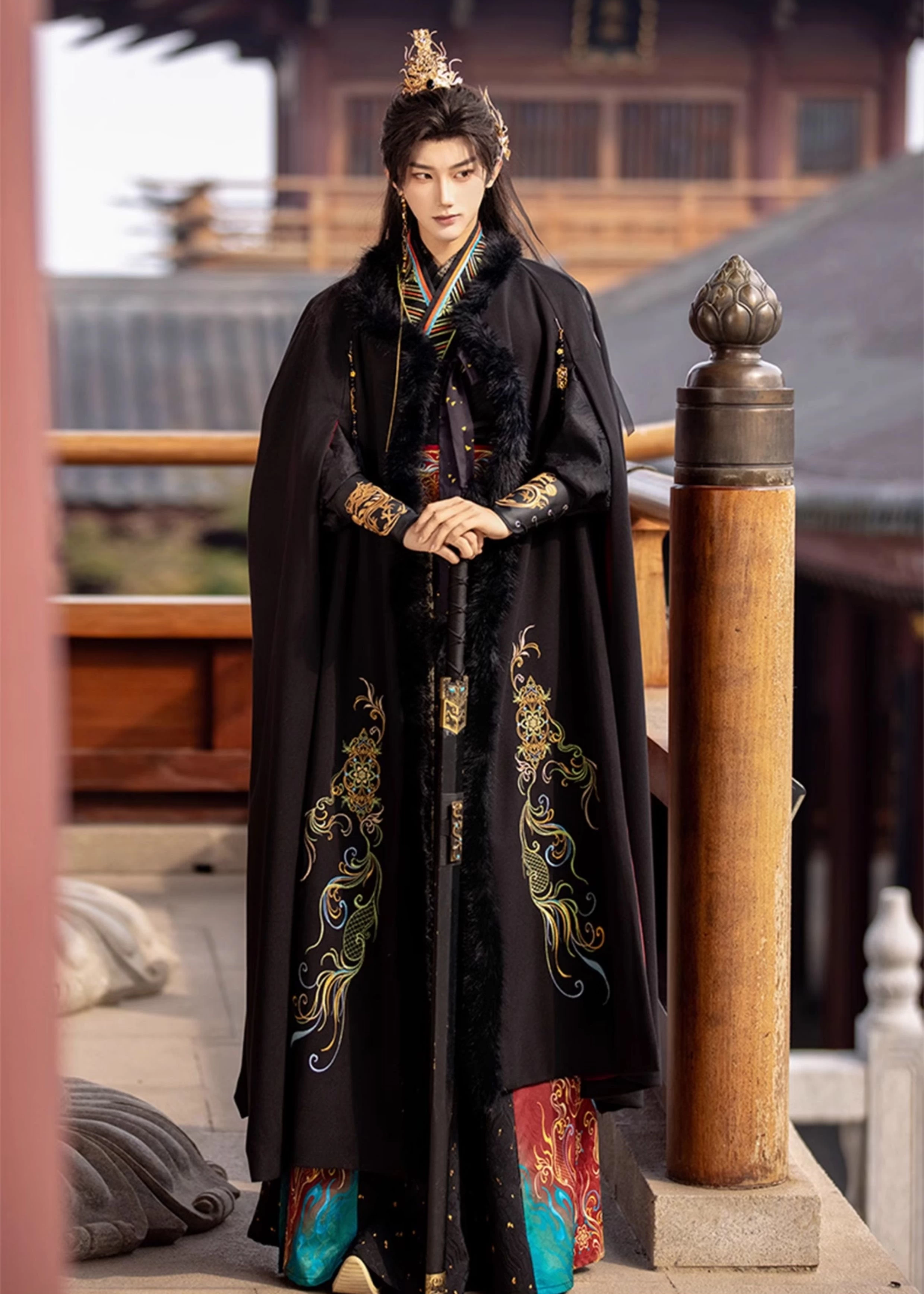 Unisex 6-Piece Song Dynasty Daily Hanfu Couple Set, Day/Night Plus Size | HANFUBAO