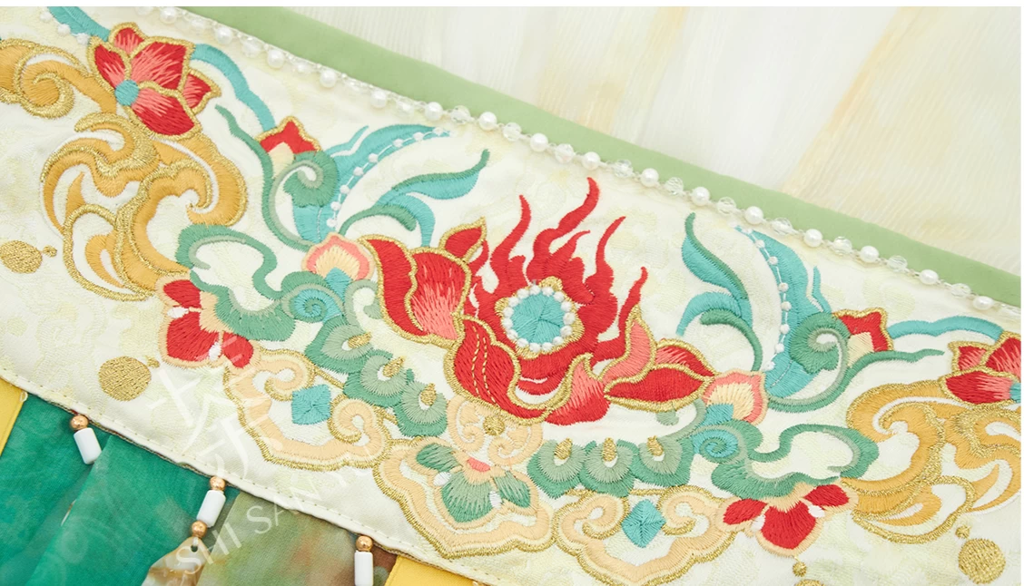 Women Modern Hanfu Set  Floral Embroidery| HANFUBAO