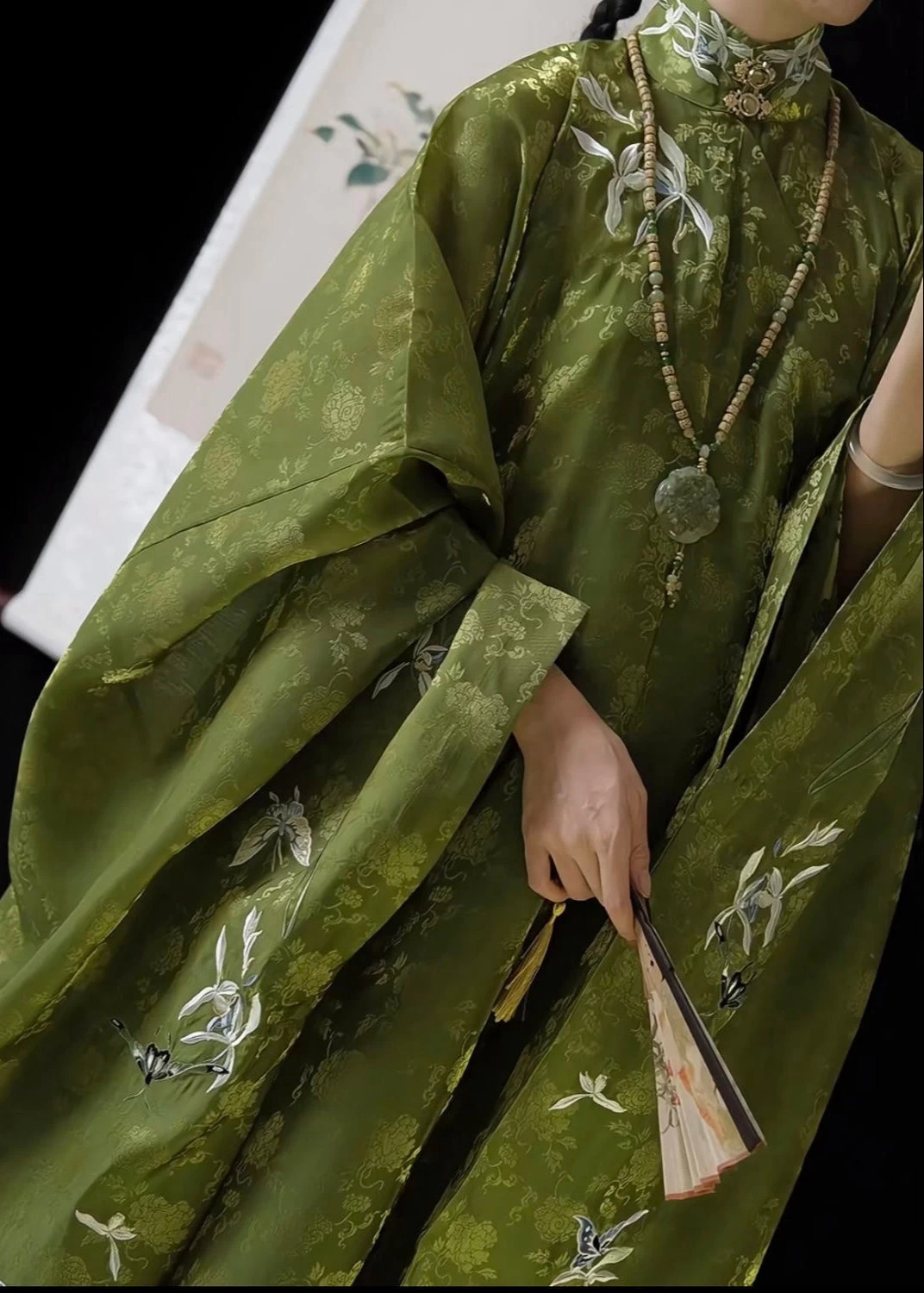 Plus Size Daily Hanfu 2-Piece Set Long Shirt & Skirt,  | HANFUBAO