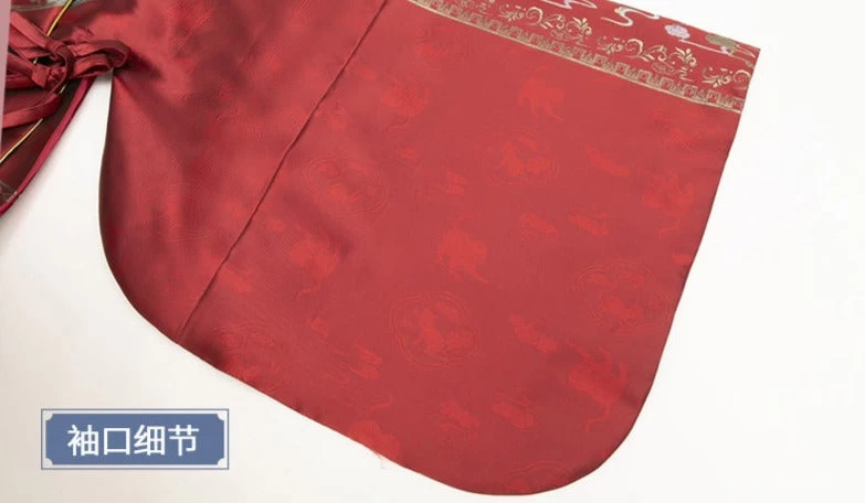 Women Modern Ming Dynasty Hanfu Set, Embroidered Long Blouse & Skirt | HANFUBAO