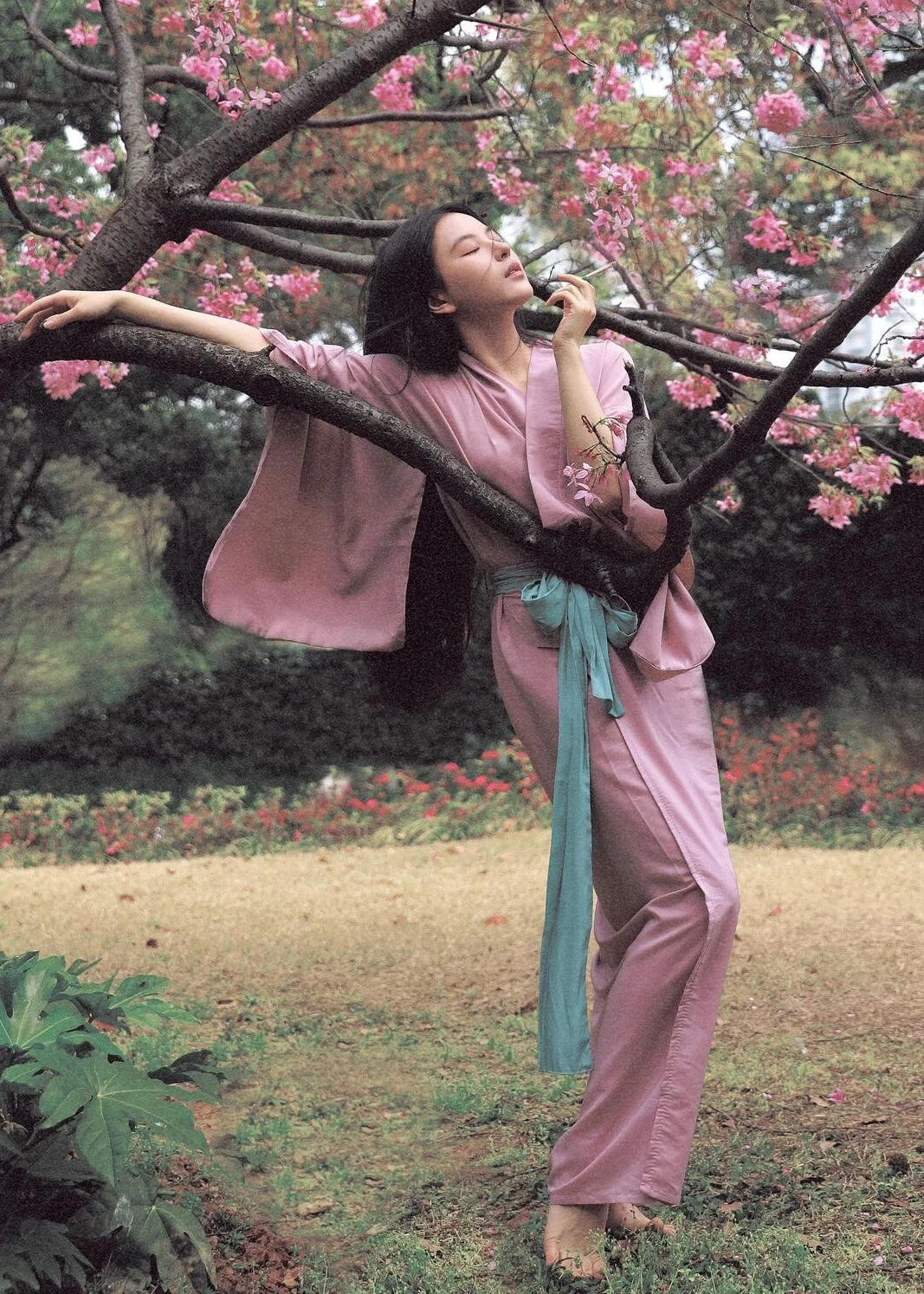 Women’s Cupro Modern Hanfu 2-Piece Robe Set | Daily Loungewear HANFUBAO